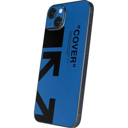 Black and Blue Arrows iPhone 14 Plus Skin