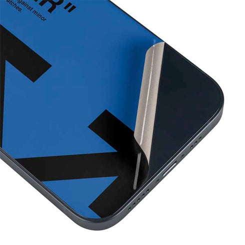 Black and Blue Arrows iPhone 14 Plus Skin