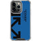 Black and Blue Arrows iPhone 15 Pro Clear Case