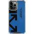 Black and Blue Arrows iPhone 15 Pro Max Clear Case