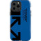 Black and Blue Arrows iPhone 15 Pro Max Impact Case