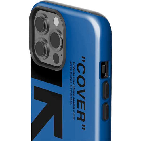 Black and Blue Arrows iPhone 15 Pro Max Impact Case