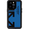 Black and Blue Arrows iPhone 14 Pro Waterproof Case
