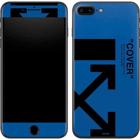 Black and Blue Arrows iPhone 7 Plus Skin