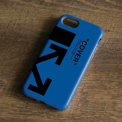 Black and Blue Arrows iPhone 7 Pro Case