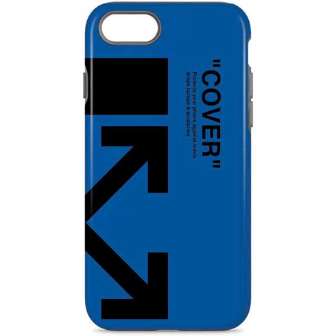 Black and Blue Arrows iPhone 8 Pro Case