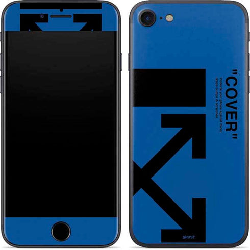 Black and Blue Arrows iPhone 8 Skin