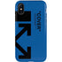 Black and Blue Arrows iPhone X Pro Case