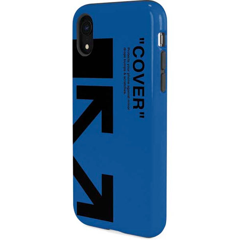 Black and Blue Arrows iPhone XR Pro Case