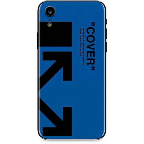 Black and Blue Arrows iPhone XR Skin