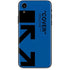 Black and Blue Arrows iPhone XR Skin