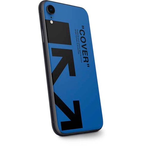 Black and Blue Arrows iPhone XR Skin
