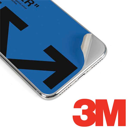 Black and Blue Arrows iPhone XR Skin