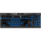 Black and Blue Arrows K95 RGB PLATINUM Mechanical Gaming Keyboard Skin