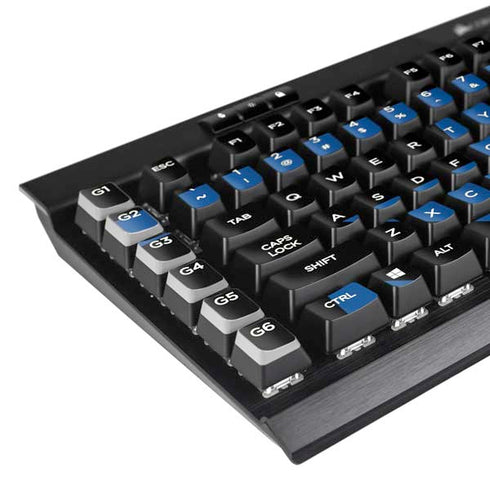Black and Blue Arrows K95 RGB PLATINUM Mechanical Gaming Keyboard Skin