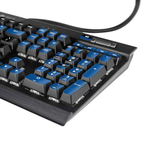 Black and Blue Arrows K95 RGB PLATINUM Mechanical Gaming Keyboard Skin