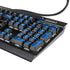 Black and Blue Arrows K95 RGB PLATINUM Mechanical Gaming Keyboard Skin