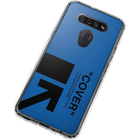 Black and Blue Arrows LG K51/Q51 Clear Case