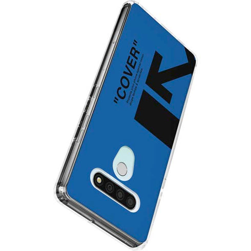 Black and Blue Arrows LG Stylo 6 Clear Case