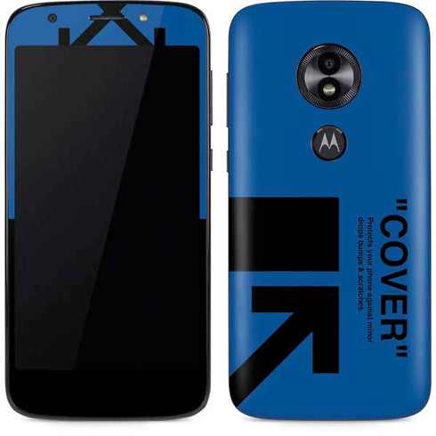 Black and Blue Arrows Moto E5 Play Skin