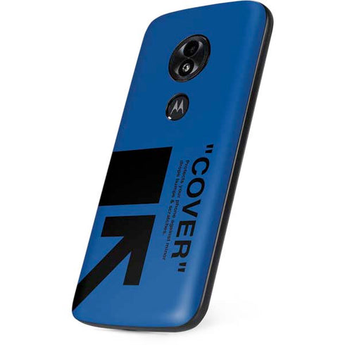 Black and Blue Arrows Moto E5 Play Skin