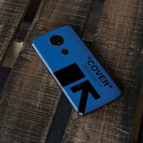 Black and Blue Arrows Moto E5 Plus Skin