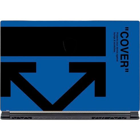Black and Blue Arrows MSI GS65 Stealth Laptop Skin