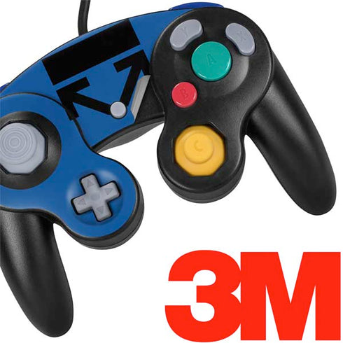 Black and Blue Arrows Nintendo GameCube Controller Skin