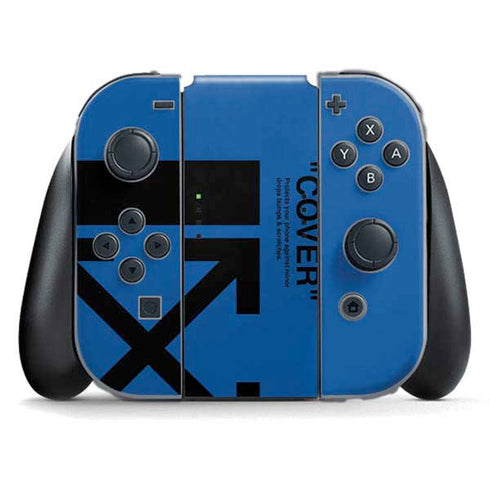 Black and Blue Arrows Nintendo Switch (2017-2021) Joy-Con Controller Skin