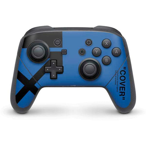 Black and Blue Arrows Nintendo Switch Pro Controller Skin