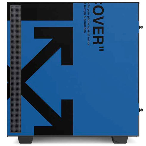 Black and Blue Arrows NZXT H510 Compact ATX Mid-Tower Case Skin