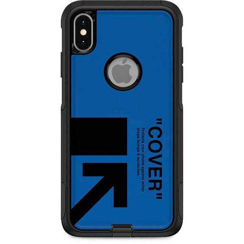 Black and Blue Arrows Otterbox Commuter iPhone Skin