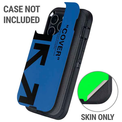 Black and Blue Arrows Otterbox Defender iPhone Skin