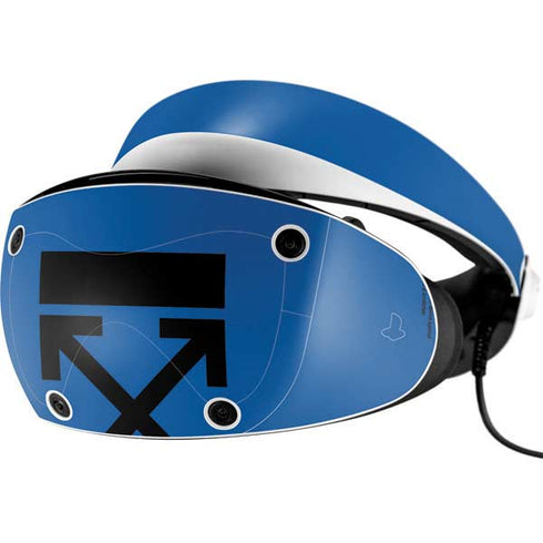Black and Blue Arrows PlayStation VR2 Skin
