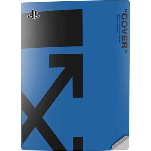 Black and Blue Arrows PS5 Digital Edition Console Skin