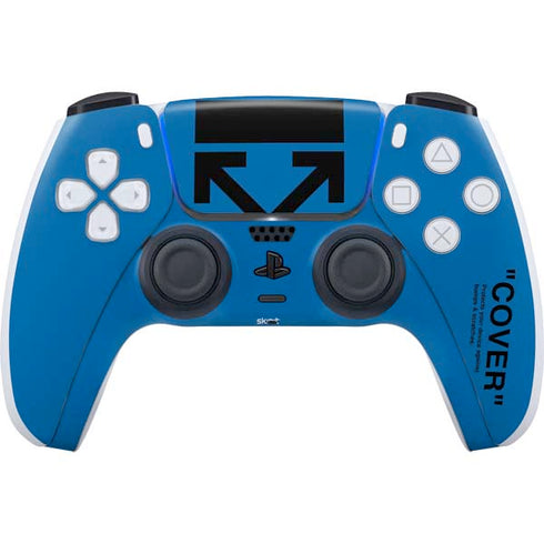 Black and Blue Arrows PS5 Controller Skin