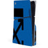 Black and Blue Arrows PS5 Slim Disk Console Skin
