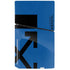 Black and Blue Arrows PS5 Slim Disk Console Skin