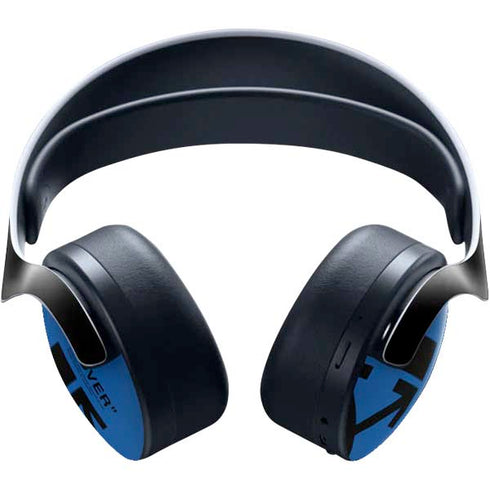 Black and Blue Arrows PULSE 3D Wireless Headset for PS5 Skin