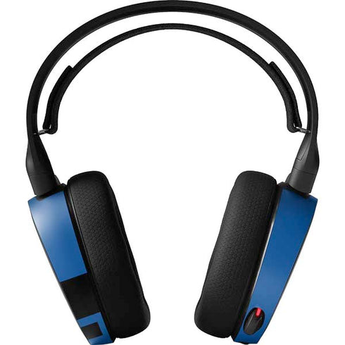 Black and Blue Arrows SteelSeries Arctis 5 Skin