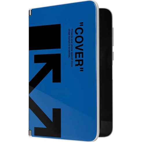 Black and Blue Arrows Surface Duo Skin