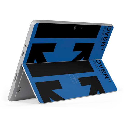 Black and Blue Arrows Surface Go Skin