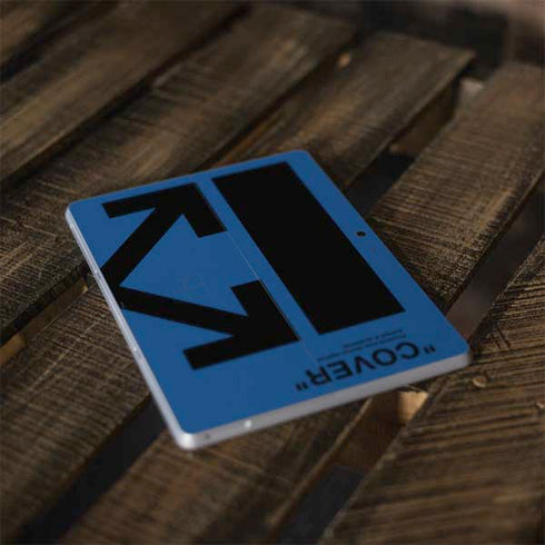 Black and Blue Arrows Surface Go Skin