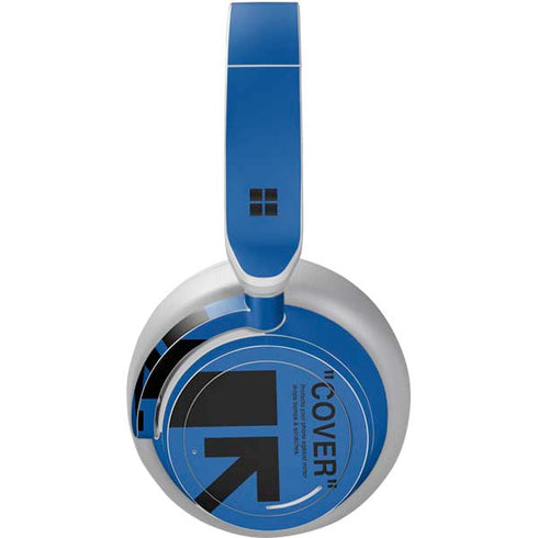 Black and Blue Arrows Surface Headphones Skin