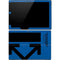 Black and Blue Arrows Surface Pro 4 Skin