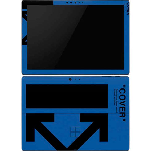 Black and Blue Arrows Surface Pro 6 Skin