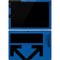 Black and Blue Arrows Surface Pro 7 Skin