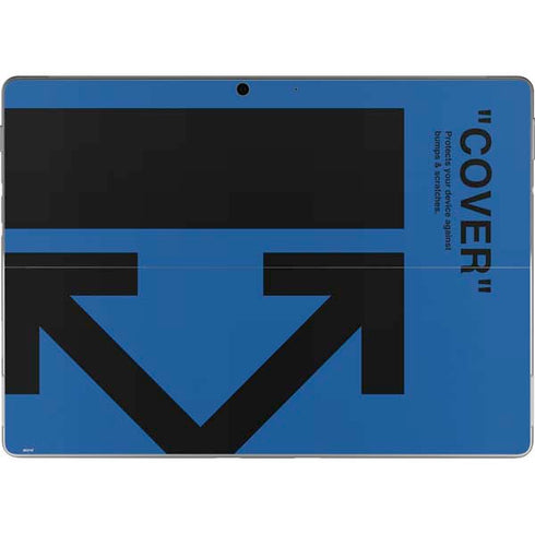Black and Blue Arrows Surface Pro 8 Skin