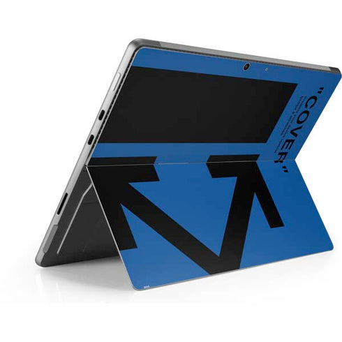 Black and Blue Arrows Surface Pro 8 Skin