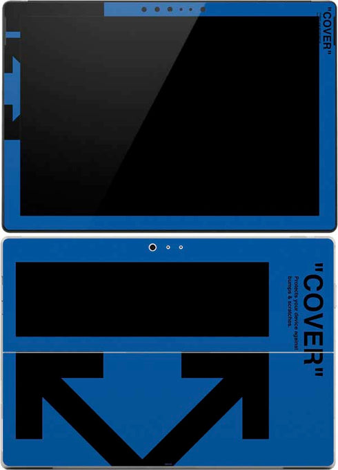 Black and Blue Arrows Surface Pro (2017) Skin